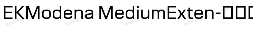 EKModena MediumExten字体转换